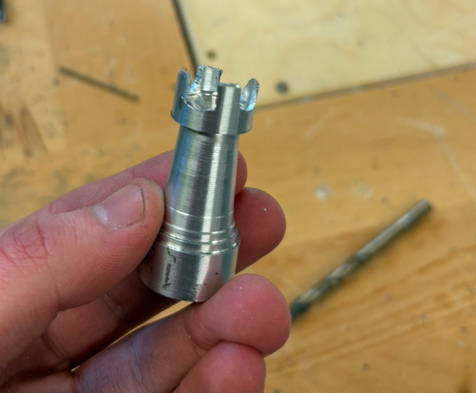 Precision CNC machined metal component