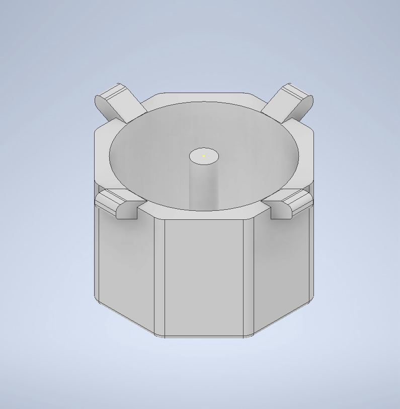 Hub component 3D model